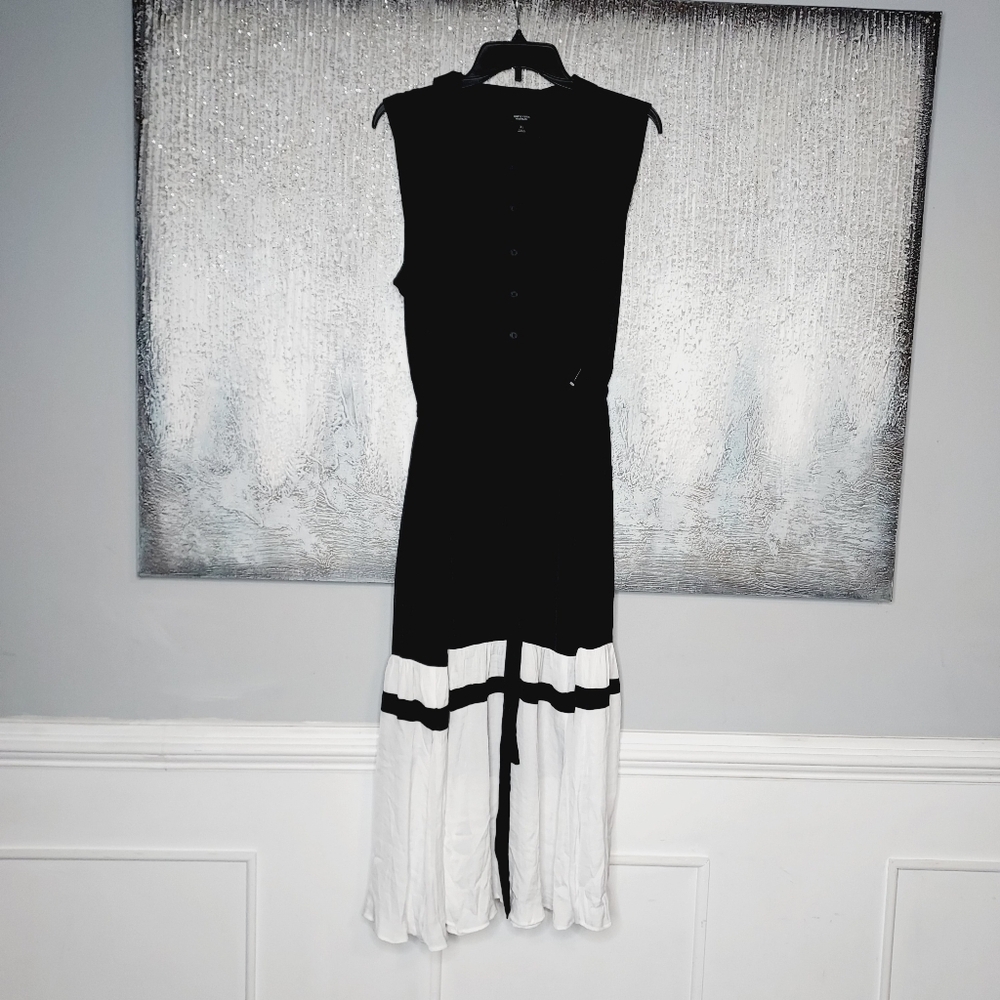 SIMPLY Vera Wang tiered flowy midi dress Sz-XL - Picture 8 of 12